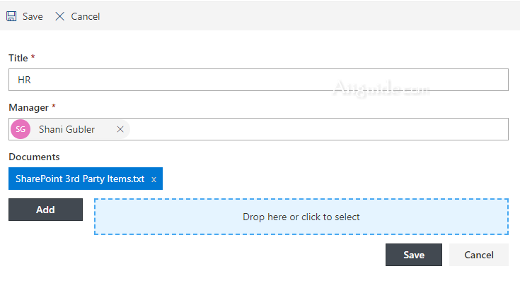 Document Link Field