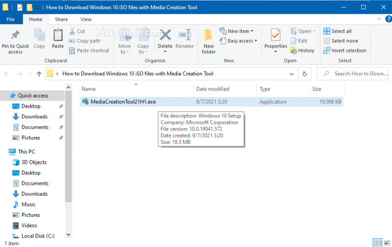 How to Download Windows 10 iSO files with Media Creation Tool