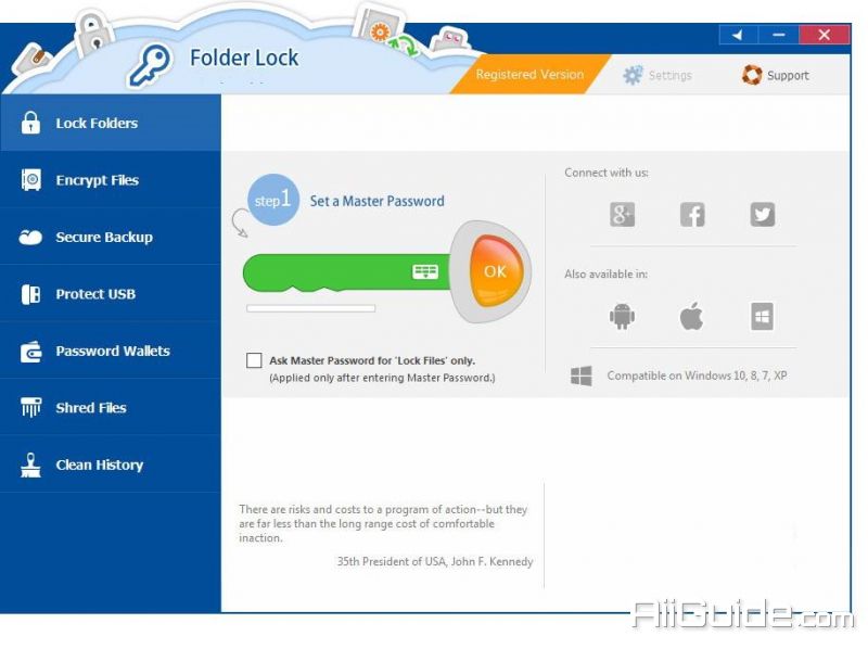 folder lock for window 7