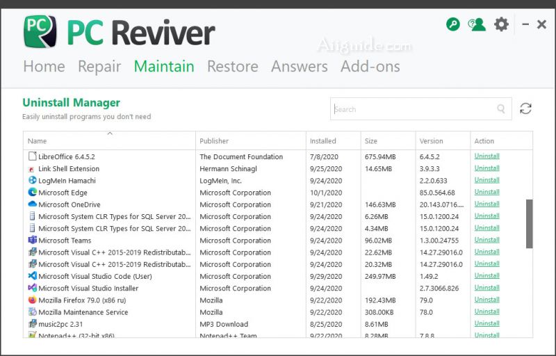 ReviverSoft PC Reviver 3.14.1.14 - Optimize and maintain your PC