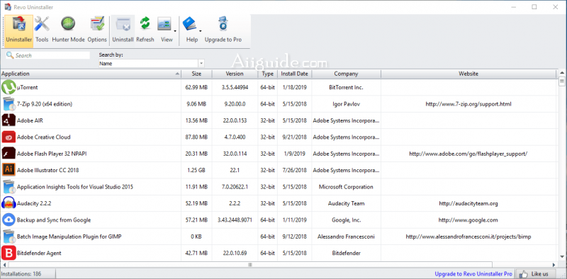 Revo Uninstaller Free